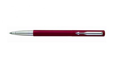 Ручка роллер Parker Vector Standard T01 (S0160310) красный M синие чернила подар.кор.