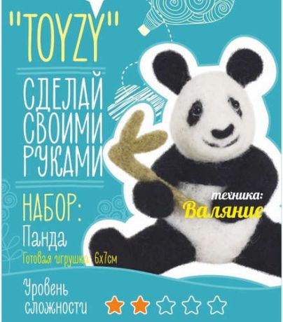 Набор для творчества MySweeBe TOYZY Панда Техника валяние