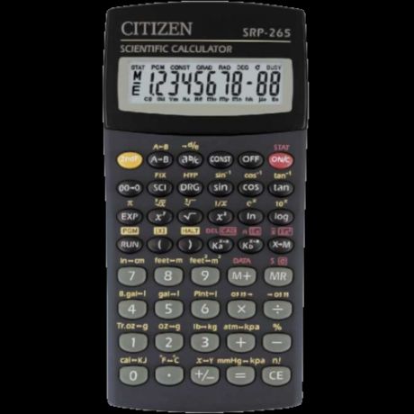 Калькулятор научный, Сitizen, 129 функций, 8+2 знака, однострочный