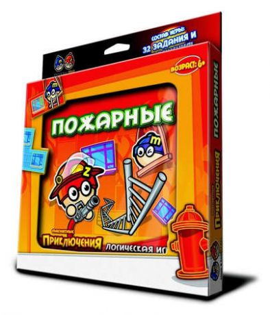 Настольная Магнитная игра, MACK&ZACK, Пожарные