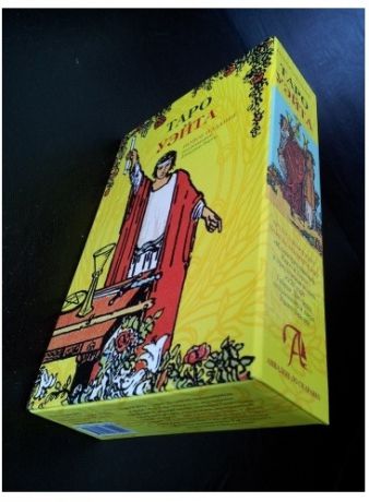 Подарочный набор Таро Уэйта и книга Илюстрированный ключ к Таро в коробке с маг. защелкой