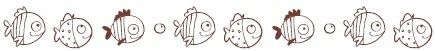 ХОББИ И ТЫ ScrapBerrys Бумажный скотч с принтом Basik&Co Рыбки-2 15мм*8м