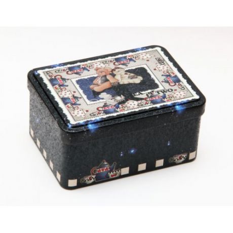 Сувенир Феникс Коробка для безделушек и мелочей Плюшевые игрушки (12,5*9*6см, метал.),37460