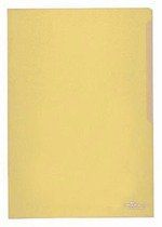 Папка-уголок Durable А4 желтый плотный 0,15mm 2339-04