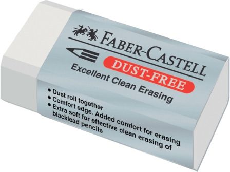 Ластик, Faber-Castell , "Dust-free", 41х18,5х11,5 , винил