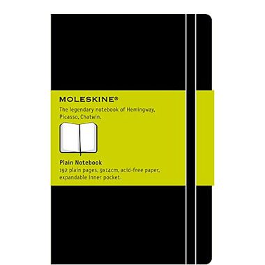 Записная книжка, Moleskine ,"Cl ssic" , Pocket, 9х14 см, нелинованная, черная