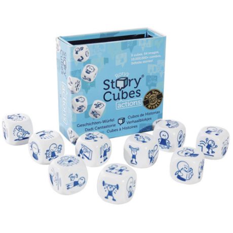 Настольная игра, Лаборатория игр, Rory`s Story Cubes, Кубики историй, "Действия", 9 кубиков
