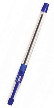 Ручка шариковая, Cello SLIMO GRIP 0,7мм, игловидный пишущий наконечник 0,6мм, синяя
