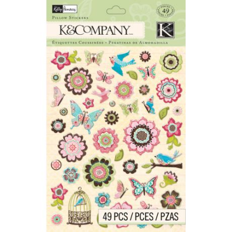 KeCOMPANY Стикеры-украшения: Цветы и бабочки, Цветение, Kelly Panacci KCO-30-579569