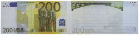 Сувенир Филькина Грамота Блокнот пачка 200 евро NH0000007