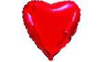 ЕВРОПА шар фольгиров. Красное сердце фигурный, 46 см 1204-0085