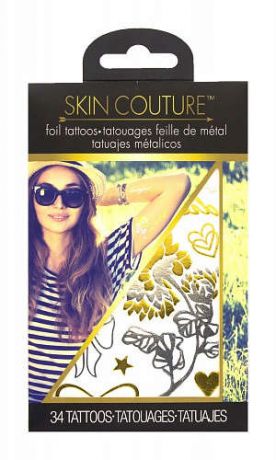 Набор для творчества Тату временные фольгированные Skin Couture, 4 листа