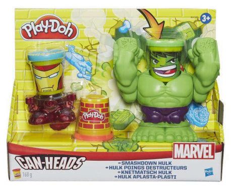 Набор д/творчества Hasbro Play-Doh Игровой набор "Битва Халка" В0308
