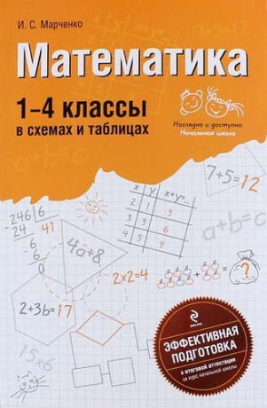 Марченко, Ирина Степановна Математика: 1-4 классы в схемах и таблицах