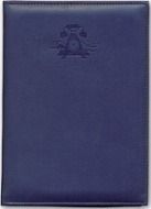 Телефонная книга А5 (155*210мм) Синяя с вырубкой