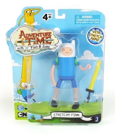 МУЛЬТ-КУЛЬТ Фигурка Adventure Time - Stretchy Finn (14см)