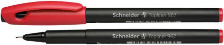 Ручка, капиллярная, Schneider Topliner 967 красная 0,4мм