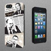 Сувенирный чехол Путин и Обама для iPhone 5/5S