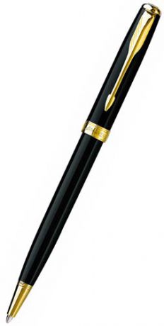 Ручка шариковая Parker Sonnet K530 (S0808730) корпус:LaqBlack GT M черные чернила