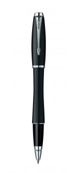 Ручка роллер Parker Urban T200 (S0850440) Muted Black CT F черные чернила подар.кор.