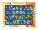 СТЕП-ПАЗЛ Веселая азбука Азбука в картинках (игра из дерева) 89002