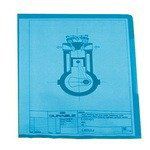 Папка-уголок Durable А4 синий плотный 0,15mm 2339-06