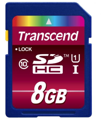 Transcend Карта памяти 8Gb Secure Digital UHS-I Ultimate Transcend TS8GSDHC10U1
