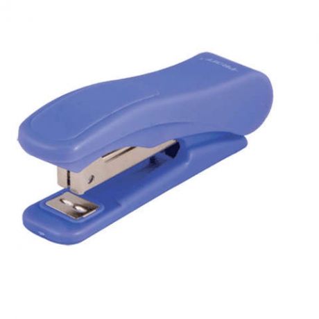 Степлер Proff №10 10л пластиковый синий с антистеплером в картонной коробке