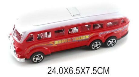 Игрушка, Shantou Gepai Машина инерционная Автобус Ретро