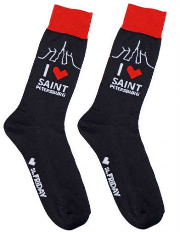 Дизайнерские носки St.Friday Socks, черный, C-Spb