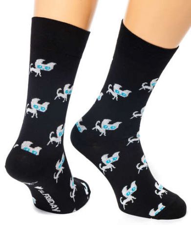 Дизайнерские носки St.Friday Socks,черный, А20-19/2.3