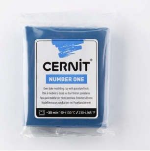 Полимерный моделин, "Cernit Number One", 56 грамм, темно-синий 246
