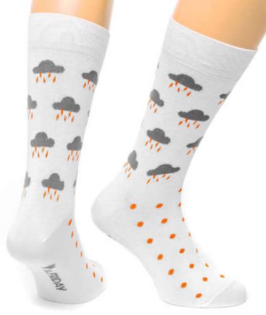 Дизайнерские носки St.Friday Socks,белый, C33-2/14.12