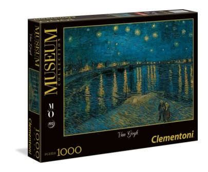 Пазл Clementoni Museum 1000эл 69*50см Ван Гог Звёздная ночь над Роной