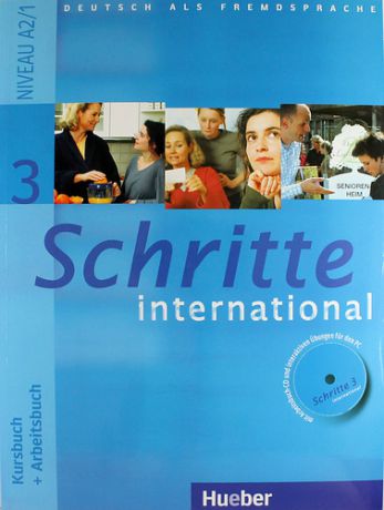 Hilpert S. Deutsch als Fremdsprache. Kursbuch + Arbeitsbuch. Schritte 3 international + CD
