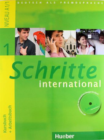 Niebisch D. Deutsch als Fremdsprache. Kursbuch + Arbeitsbuch. Schritte 1 international + CD