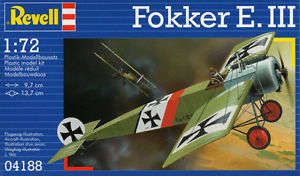 Модель, сборная, Revell, Самолет, Fokker E.III, 1:72