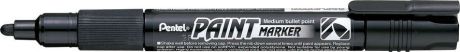 Маркер, Pentel Paint декоративный черный, круглый наконечник (макс 4,6мм), перманентные чернила