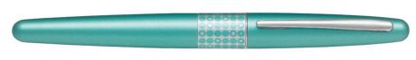 Ручка роллер, PILOT, Цвет корпуса - светло-голубой металлик, диаметр шарика 0,7мм, толщина линии 0,35мм, жидкие чернила