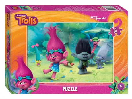 Пазл Step puzzle 60эл Trolls (DreamWorks)
