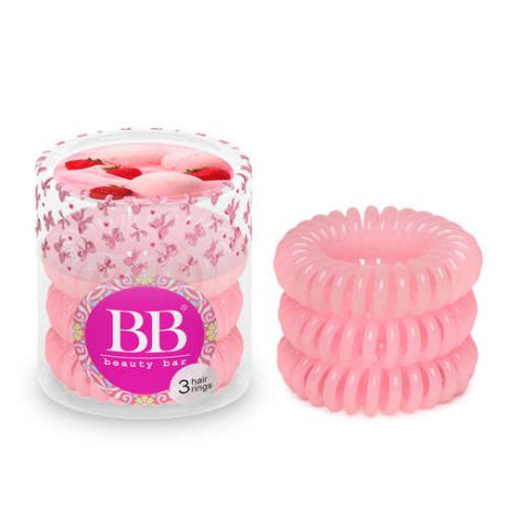 Резинка для волос Beauty Bar Цвет Светло-розовый, 3шт в упаковке