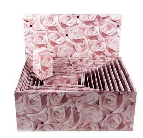 Коробка для подарков Чайная роза (прямоугольная) 16*11*6,5см