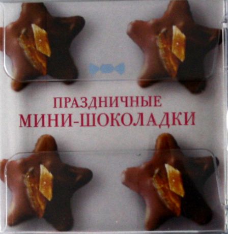 Праздничные мини-шоколадки/ Книжка с рецептами + кондитерский набор