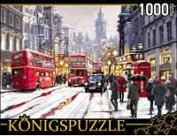 Пазл Konigspuzzle 1000 эл 68,5*48,5см Заснеженный Лондон АЛК1000-6491