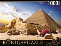 Пазл Konigspuzzle 1000эл 68,5*48,5см Египет пирамиды и верблюды ГИК1000-6529