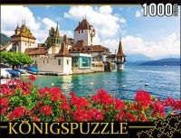 Пазл Konigspuzzle 1000 эл 68,5*48,5см Замок у воды КБК1000-6490