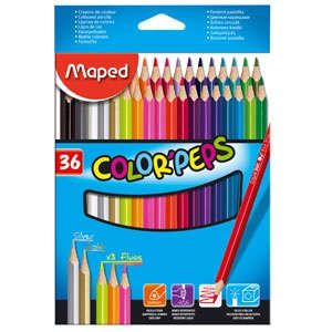 Карандаши цветные, Maped, COLORPEPS, 36 цветов в картонной коробке