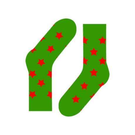 Дизайнерские носки St.Friday,размер 38-41, зеленый