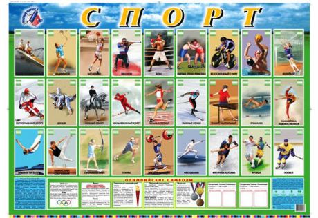 Плакат Спорт