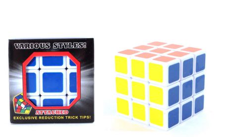 Игра, Головоломка, Кубик белый 6,5см 12-01561-5715